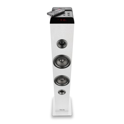 Ngs Altoparlante Wireless, 50W, Bluetooth 5,4, Usb Aux Ottico Radio Fm, Display Led E Custodia In Le