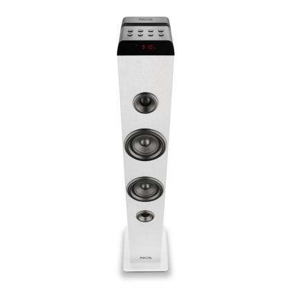 Ngs Altoparlante Wireless, 50W, Bluetooth 5,4, Usb Aux Ottico Radio Fm, Display Led E Custodia In Le