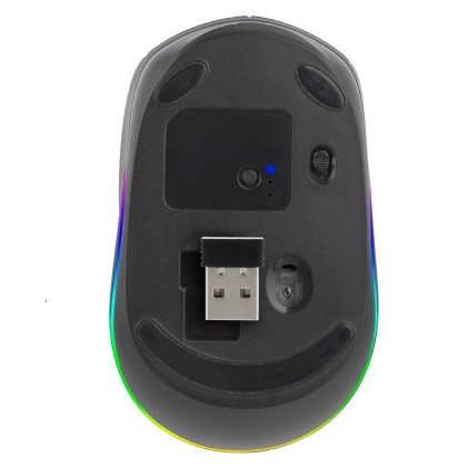 NGS SMOG-RB mouse Ambidestro RF senza fili + Bluetooth Ottico 2400 DPI