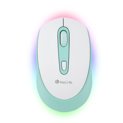 NGS SMOG MINT-RB mouse Ambidestro Wireless a RF + Bluetooth Ottico 2400 DPI