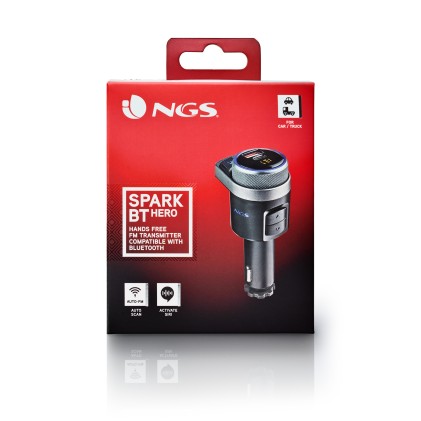NGS SPARK BT HERO 87,5 - 108 MHz Bluetooth/USB Nero
