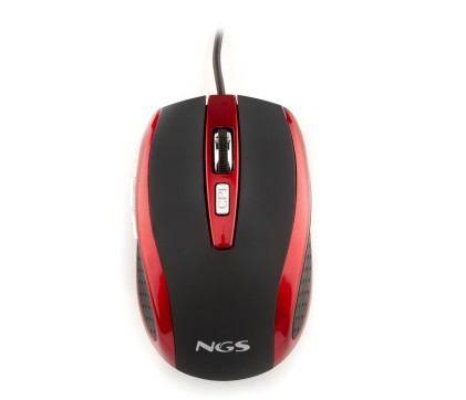NGS Red tick mouse Mano destra USB tipo A Ottico 800 DPI