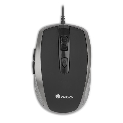 NGS Tick Silver mouse Mano destra USB tipo A Ottico 1600 DPI