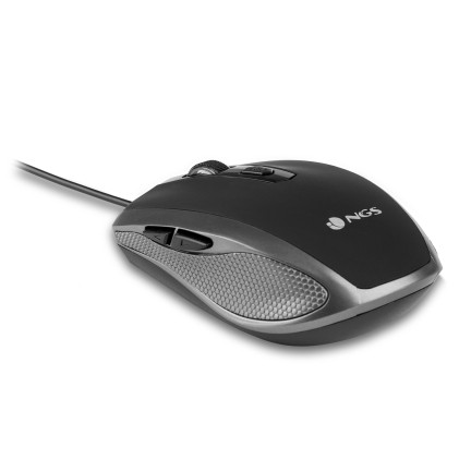 NGS Tick Silver mouse Mano destra USB tipo A Ottico 1600 DPI