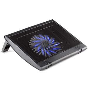 Ngs Base Per Notebook Con Grande Ventola Di Raffredamento + Hub Usb Integrato