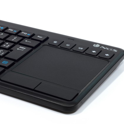 NGS TV Warrior, QWERTY, ES tastiera RF Wireless Spagnolo Nero