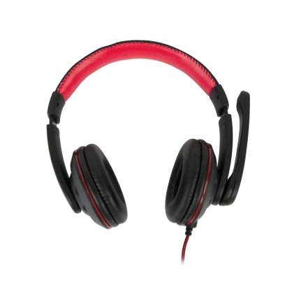 Ngs Cuffie Vox420 Over-Ear, Controllo Volume In Linea, Microfono Flessibile E Regolabile, Jack 3.5Mm