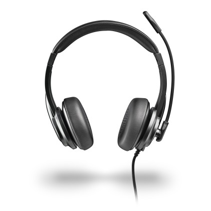 NGS VOX605 USB-C Auricolare Cablato A Padiglione Musica e Chiamate USB tipo-C Nero