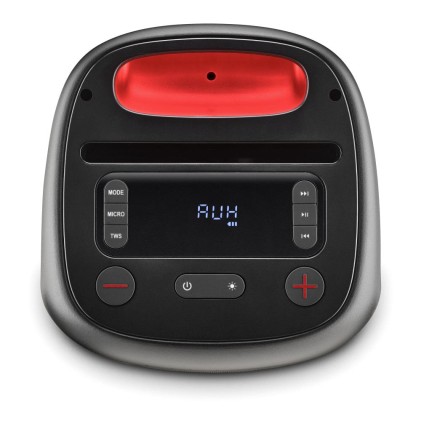 Ngs Altoparlante Portatile  80W, Autonomia 10H, Led, Ingresso Bt,Tws,Usb,Tf,Aux Con Ingr Micr, Nero