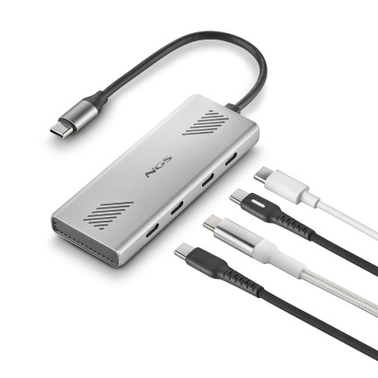 NGS WONDER4-C USB tipo-C 5000 Mbit/s Argento
