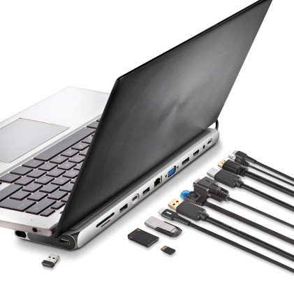 NGS WONDERDOCK 12 PRO USB tipo-C Argento