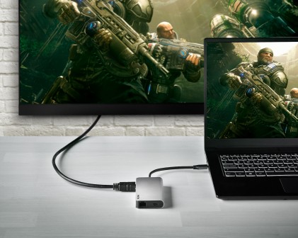 NGS WONDER DOCK 8 USB 2.0 Type-C Argento