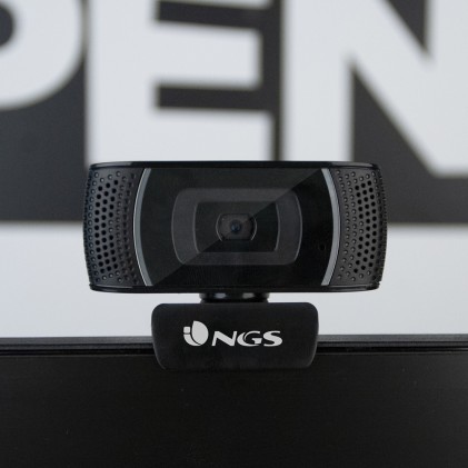Ngs Webcam Full Hd 1920X1080P, Usb 2.0, Microfono Omnidirezionale Incorporato, Lunghezza Cavo 2Mt, Sensore Cmos 1/4, Angolo Visuale 60 Gradi, Autofocus