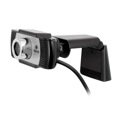 Ngs Webcam Hd 1280X720P, Usb 2.0, Microfono Incorporato, Messa A Fuoco Manuale