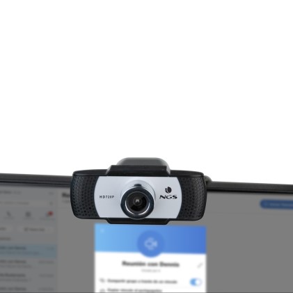 Ngs Webcam Hd 1280X720P, Usb 2.0, Microfono Incorporato, Messa A Fuoco Manuale
