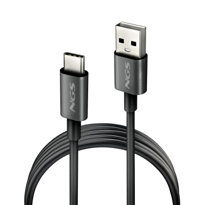 NGS ZYRO-AC cavo USB USB 2.0 1 m USB A USB C Nero