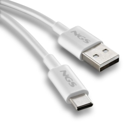 NGS ZYRO-AC cavo USB USB 2.0 1 m USB A USB C Bianco