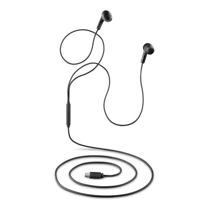 Ngs Cross Glide Black: Auricolari A Bottone Con Microfono E Controllo Del Volume. Pulsante Multifunz