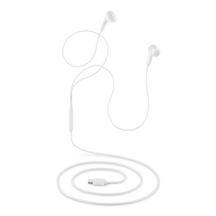 Ngs Cross Glide White: Auricolari A Bottone Con Microfono E Controllo Del Volume. Pulsante Multifunz
