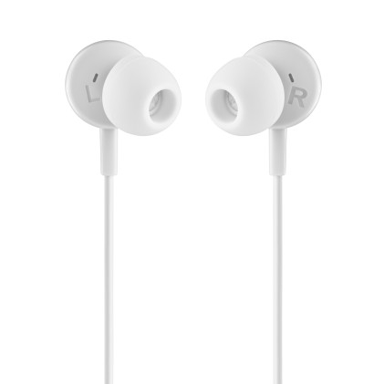 Ngs Cross Step White: Auricolari A Bottone Con Microfono E Controllo Del Volume. Pulsante Multifunzi