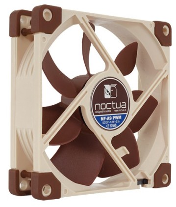 Noctua NF-A9 PWM sistema di raffreddamento per computer Case per computer Ventilatore 9,2 cm Beige, Marrone