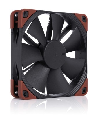 Noctua NF-F12 industrialPPC-3000 PWM Case per computer Ventilatore 12 cm Nero, Marrone
