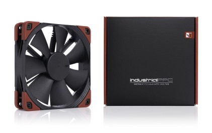 Noctua NF-F12 industrialPPC-3000 PWM Case per computer Ventilatore 12 cm Nero, Marrone