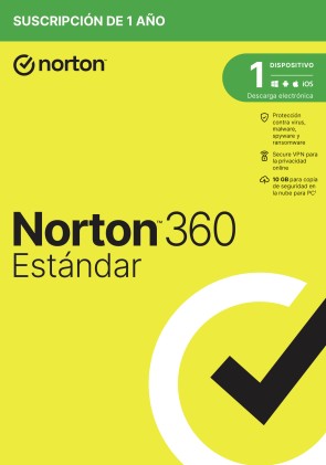 NortonLifeLock 360 Standard Sicurezza antivirus Base ESP 1 licenza/e 1 anno/i