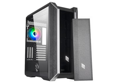 Case Full-Tower No Psu Iron V1 Blk 1Usb3 2Usb2 Vetro Temperato Rgb Fan