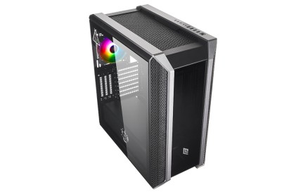 Case Full-Tower No Psu Iron V1 Blk 1Usb3 2Usb2 Vetro Temperato Rgb Fan