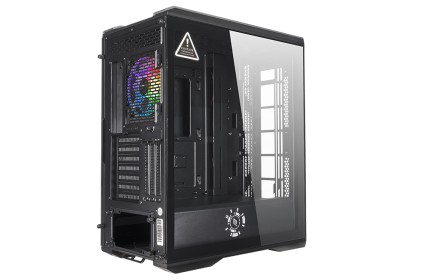 Case Full-Tower No Psu Iron V1 Blk 1Usb3 2Usb2 Vetro Temperato Rgb Fan