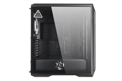 Case Full-Tower No Psu Iron V1 Blk 1Usb3 2Usb2 Vetro Temperato Rgb Fan