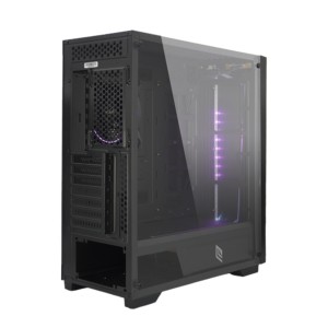 Case Full-Tower No Psu Iron V8 Blk 1Usb3 2Usb2 Vetro Temperato Rgb Fan