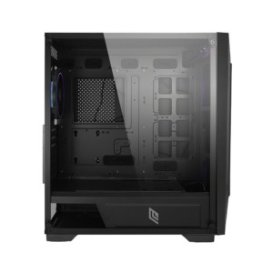 Case Full-Tower No Psu Iron V8 Blk 1Usb3 2Usb2 Vetro Temperato Rgb Fan