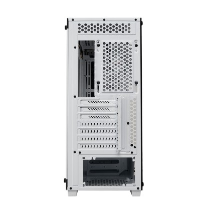 Case Full-Tower No Psu Iron V9 Wht 1Usb3 2Usb2 Vetro Temperato Rgb Fan