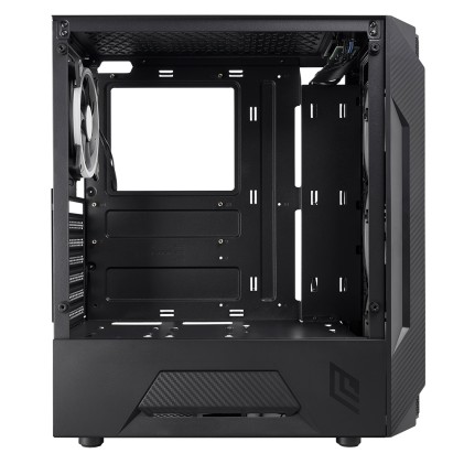 Case Mid-Tower No Psu Demon T4 Blk 1Usb3 2Usb2 Vetro Temperato Rgb Fan