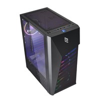 Case Mid-Tower No Psu Diamond C3 Bk 1Usb3 2Usb2 Vetro Temperato Rgb Fan