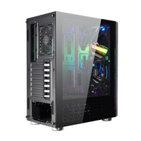 Case Mid-Tower No Psu Diamond C3 Bk 1Usb3 2Usb2 Vetro Temperato Rgb Fan
