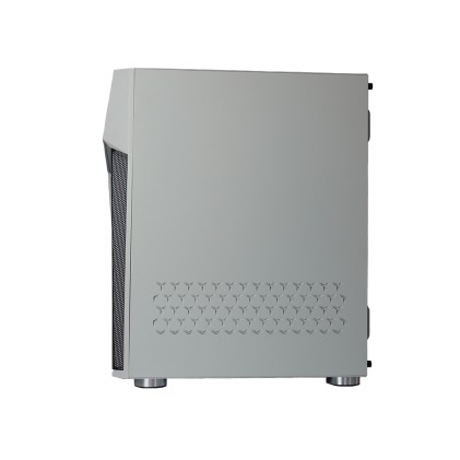 Case Mid-Tower No Psu Diamond C8 Wt 1Usb3 2Usb2 Vetro Temperato Rgb Fan