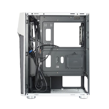 Case Mid-Tower No Psu Diamond C8 Wt 1Usb3 2Usb2 Vetro Temperato Rgb Fan