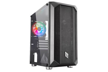 Case Mini-Tower No Psu Fobia L2 Blk 1Usb3 2Usb2 Vetro Temperato Rgb Fan