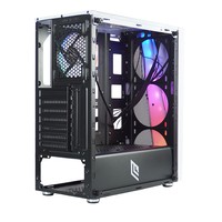 Case Mid-Tower No Psu Nexus P11 Wht 1Usb3 2Usb2 Vetro Temperato Rgb Fan