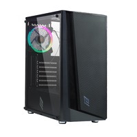 Case Mid-Tower No Psu Nexus P13 Blk 1Usb3 2Usb2 Vetro Temperato Rgb Fan