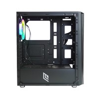 Case Mid-Tower No Psu Nexus P13 Blk 1Usb3 2Usb2 Vetro Temperato Rgb Fan
