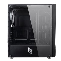 Case Mid-Tower No Psu Nexus P4 Blk 1Usb3 2Usb2 Vetro Temperato Rgb Fan