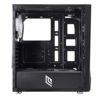 Case Mid-Tower No Psu Nexus P4 Blk 1Usb3 2Usb2 Vetro Temperato Rgb Fan