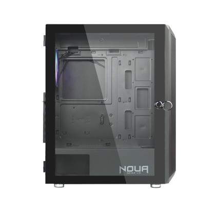 Case Mid-Tower No Psu Orizon M3 Blk 1Usb3 2Usb2 Vetro Temperato Rgb Fan