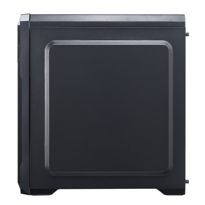 Case Mid-Tower No Psu Noob X3 Blk 1Usb3 2Usb2 Plexiglass Red Fan