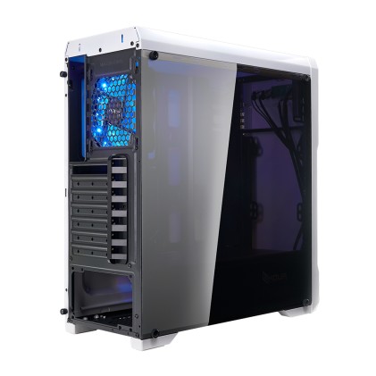 Case Mid-Tower No Psu Noob X13 Wht 1Usb3 2Usb2 Vetro Temperato Rgb Fan
