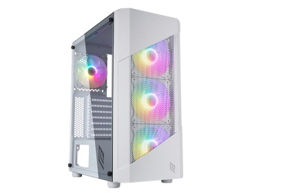 Case Mid-Tower No Psu Smash S10 Wht 1Usb3 2Usb2 Vetro Temperato Rgb Fan